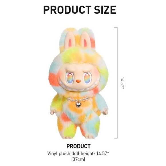 Rock The Universe Labubu Vinyl Plush Doll - Picture 9 of 10